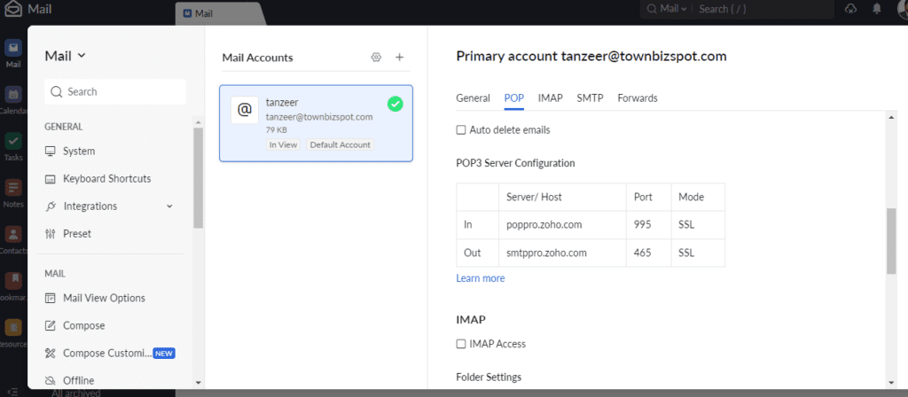 how to create zoho app password