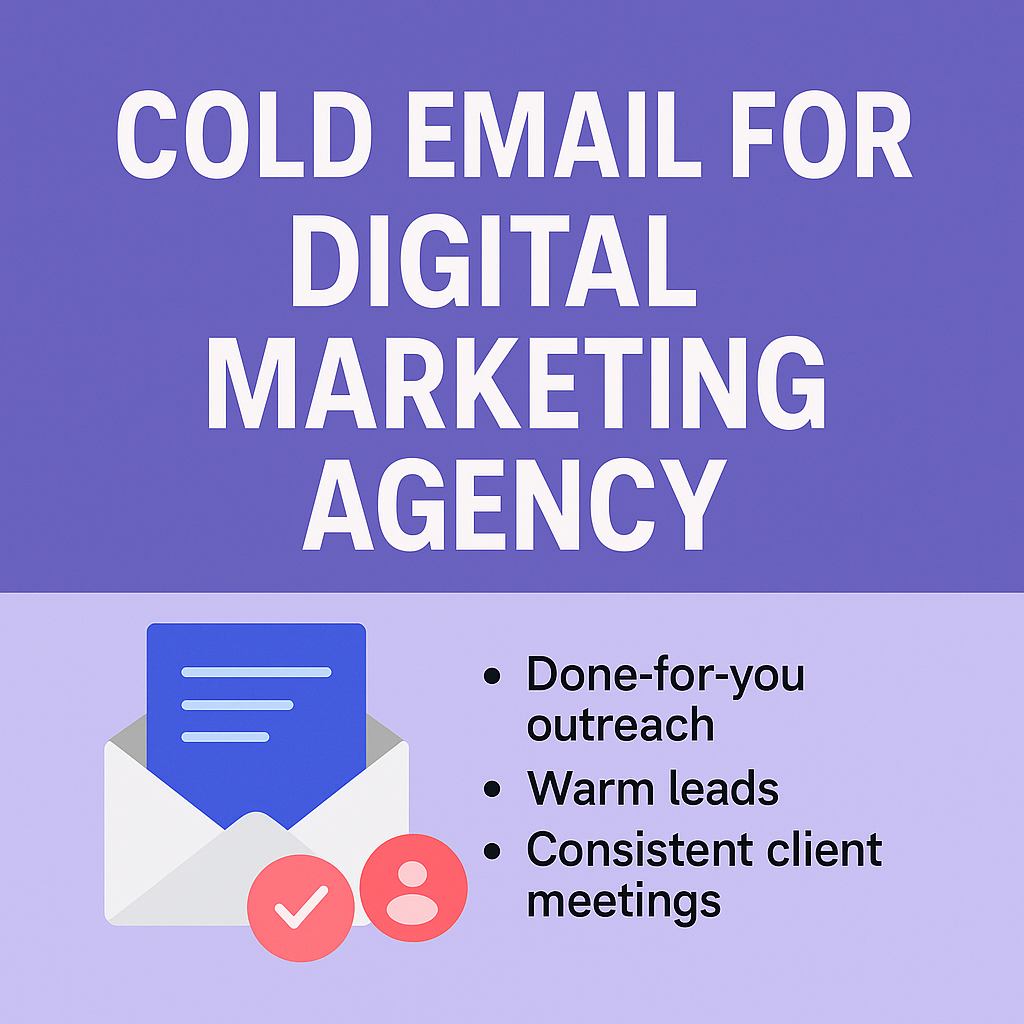 Cold Email For Digital Marketing Agency​